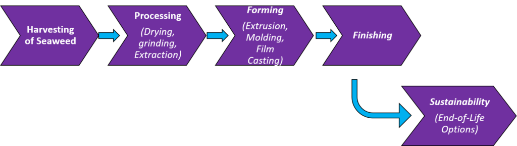 Production Process of Seaweed packaging