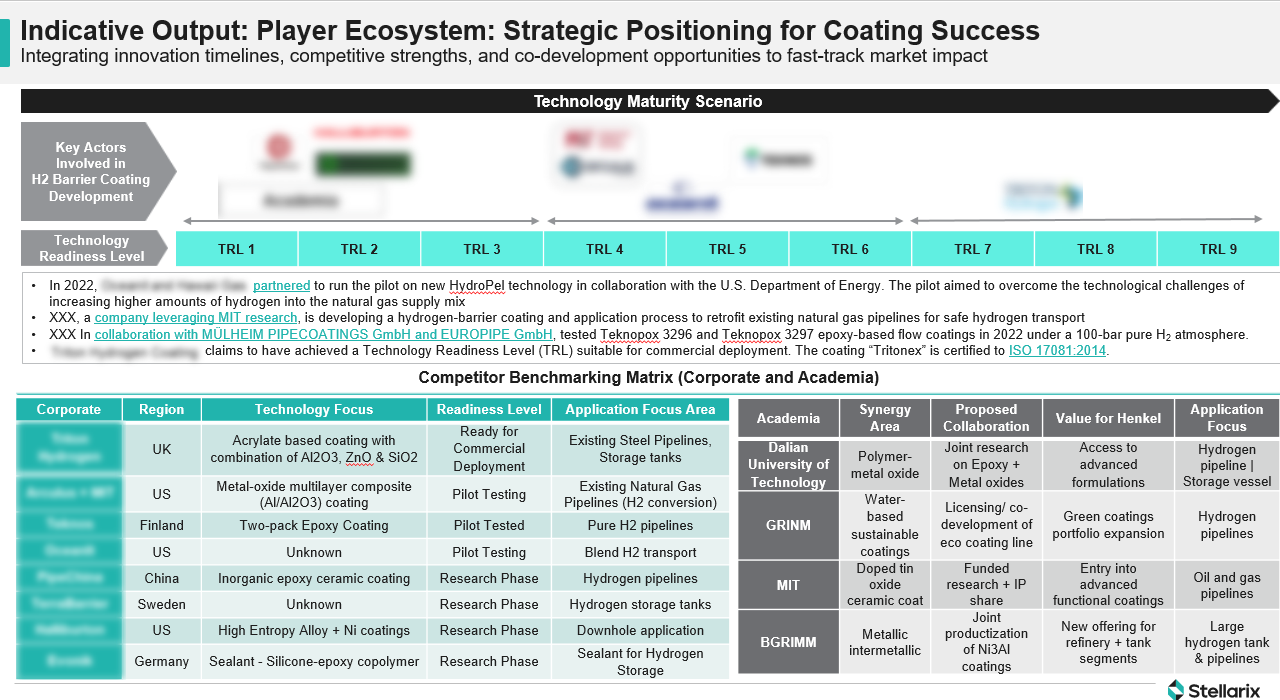Indicative Output Player Ecosystem Strategic Positioning for Coating Success